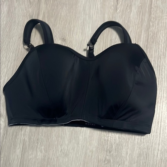 Cadenshae Black Adjustable Seamless Bra 12 - Picture 1 of 6